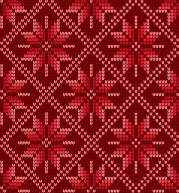 Örgü Noel ve Yeni Yıl deseni