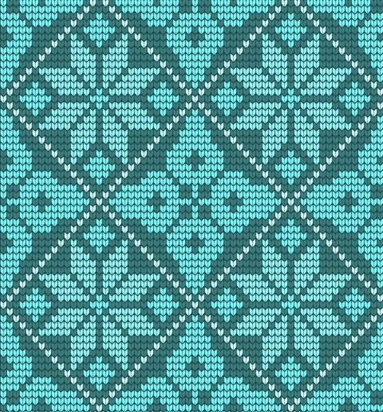 Modèle Tricoté Noël Nouvel — Image vectorielle