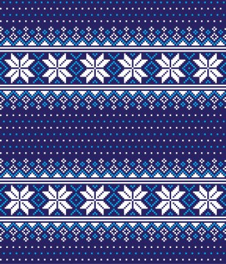 Yeni yıl Noel desen piksel