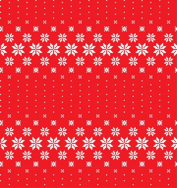 お正月クリスマス パターンのピクセル — ストックベクタ