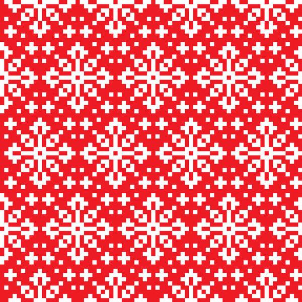 New Year's Christmas pattern pixel