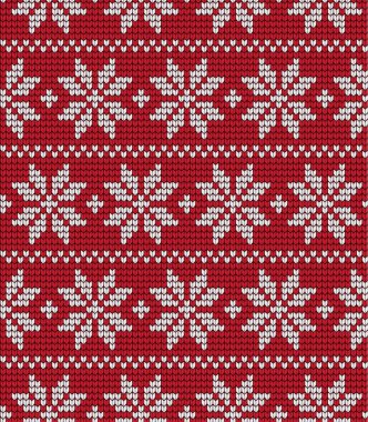 Örgü Noel ve Yeni Yıl deseni