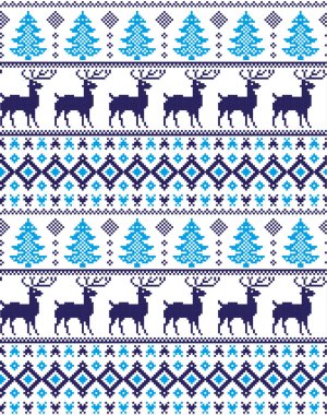 Yeni yıl Noel desen piksel