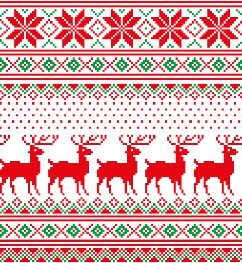 Yeni yıl Noel desen piksel