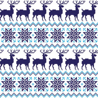 Yeni yıl Noel desen piksel