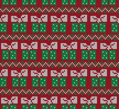 Örgü Noel ve Yeni Yıl deseni