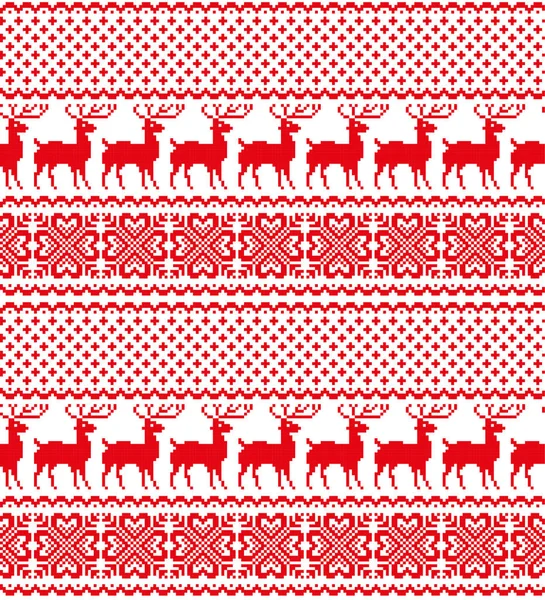 Nouvel An motif de Noël illustration vectorielle pixel — Image vectorielle