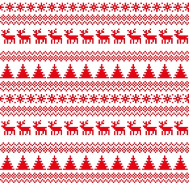 Yeni yıl Noel desen piksel