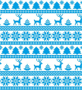 Yeni yıl Noel desen piksel