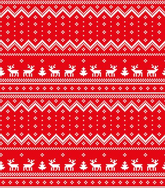 Yeni yıl Noel desen piksel