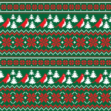 Örgü Noel ve Yeni Yıl deseni