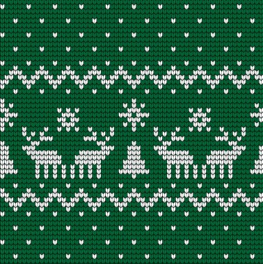 Örgü Noel ve Yeni Yıl deseni