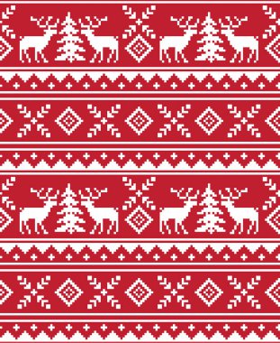 Yeni yıl Noel desen piksel