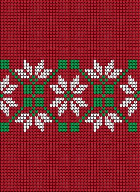 Örgü Noel ve Yeni Yıl deseni