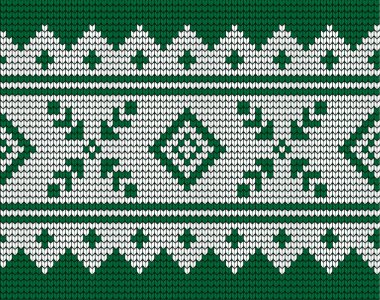 Örgü Noel ve Yeni Yıl deseni