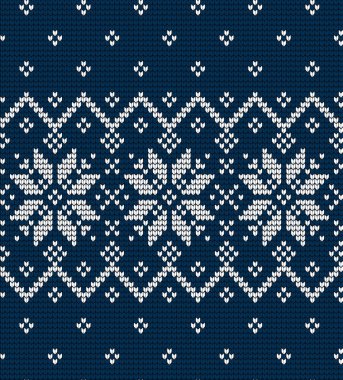 Örgü Noel ve Yeni Yıl deseni