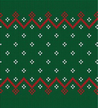 Örgü Noel ve Yeni Yıl deseni