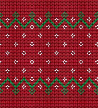 Örgü Noel ve Yeni Yıl deseni