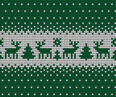 Örgü Noel ve Yeni Yıl deseni