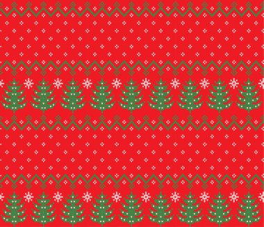 Örgü Noel ve Yeni Yıl deseni