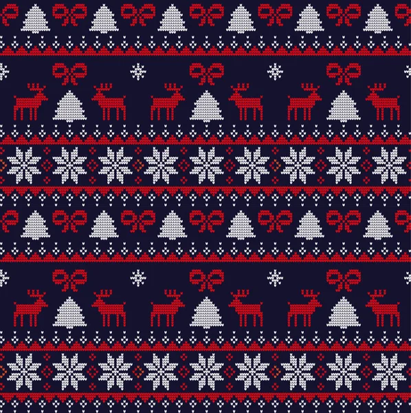 Örgü Noel ve Yeni Yıl deseni
