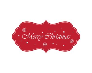 Noel etiket. Etiketleri, davetiyeler ve duyurular için mükemmel.