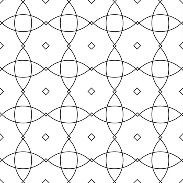 Vektör seamless modeli, geometrik arka plan siyah ve beyaz