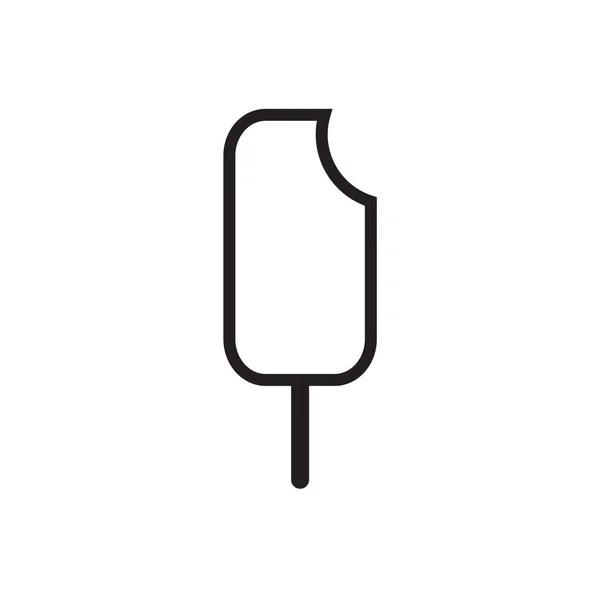 Мороженое Стеклянной Иконе Иконки Мороженого Универсальный Набор Веб Мобильных — стоковый вектор