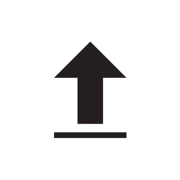Значок Кнопки Arrow Vector Настраивает Черный Цвет Белом Фоне Изолированный — стоковый вектор