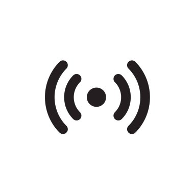 WiFi simge vektör, kablosuz Internet kayıt üzerinde izole beyaz arka plan, düz stil grafik ve web tasarımı için