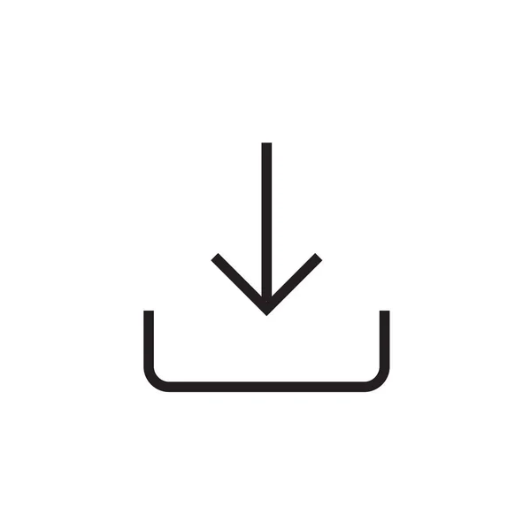 Pilen Vektor Knappen Icon Set Svart Färg Vit Bakgrund Isolerade — Stock vektor