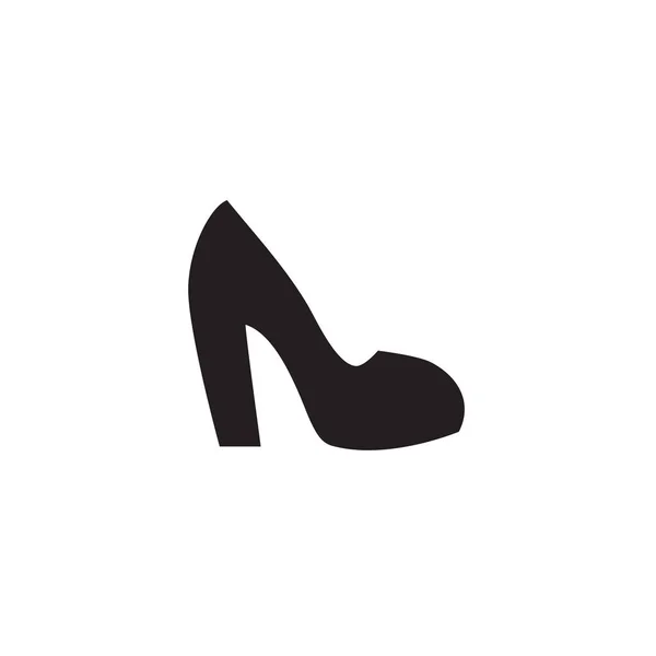 Sapato Feminino Elegante Item Menu Web Design — Vetor de Stock