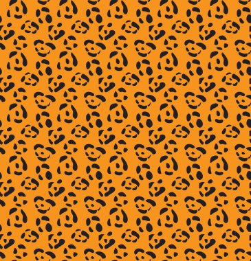 Kesintisiz hayvan leopar desen, vektör