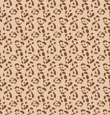 Kesintisiz hayvan leopar desen, vektör