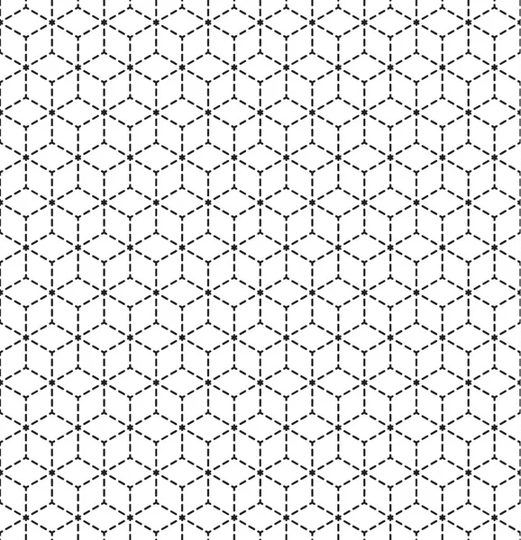 Padrão Geométrico Sem Costura Simples Fundo Regular Ilustração Vetorial Com — Vetor de Stock