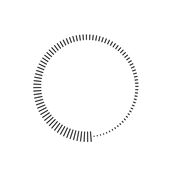 Konzentrischen Kreis Elemente Hintergründe Abstraktes Kreismuster Schwarz Weiß Grafiken Eps — Stockvektor