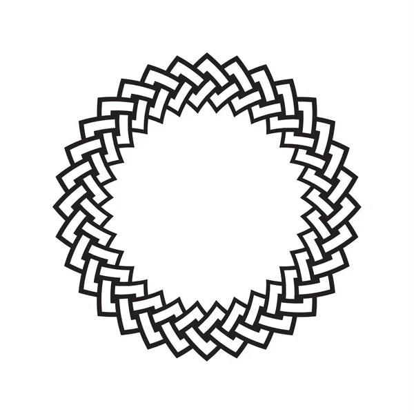 Декоративна Лінія Фальш Балки Дизайн Шаблон Елегантний Елемент Дизайну Східному — стоковий вектор