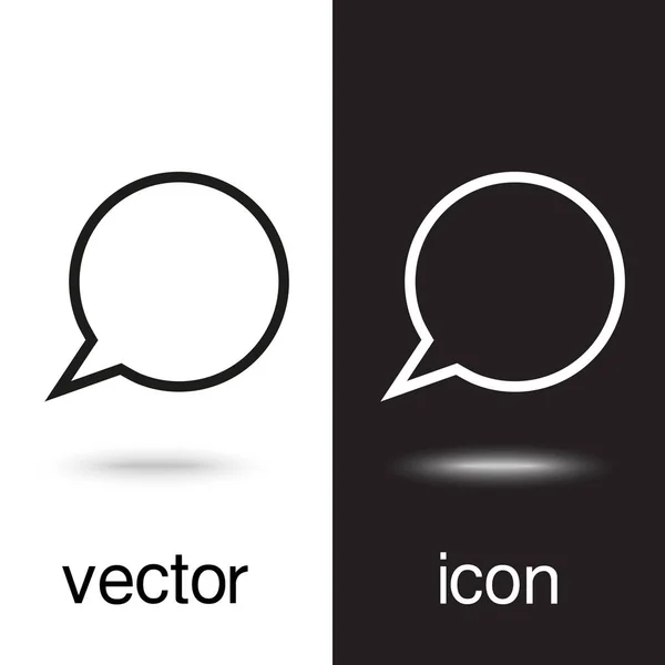 Icône Vectorielle Bulles Parole — Image vectorielle