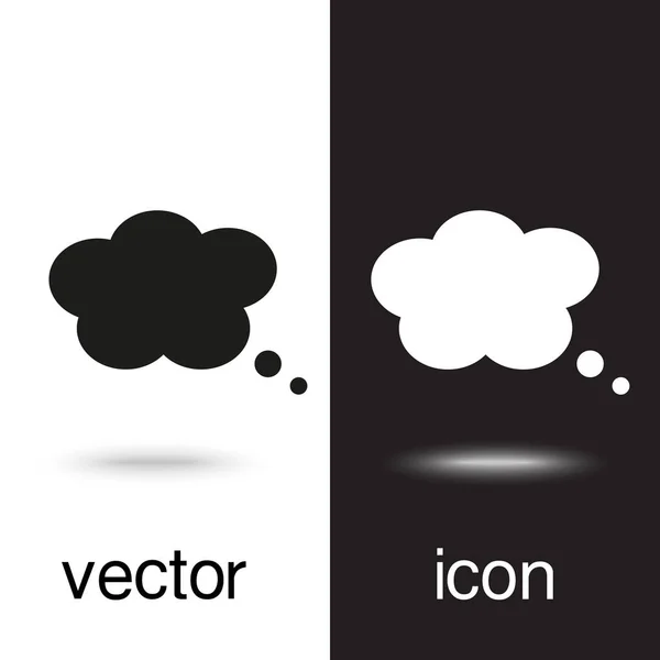 Icono Vector Burbujas Voz — Vector de stock