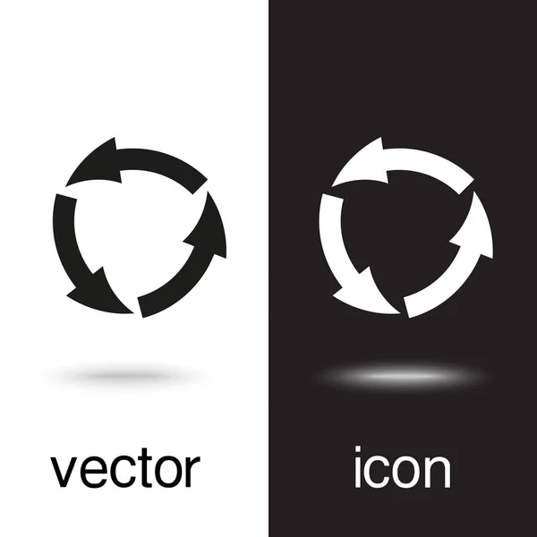 Vector Icono Flecha Círculo — Vector de stock