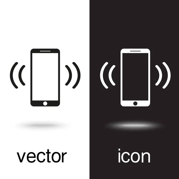 Icono Vectorial Teléfono Móvil — Vector de stock