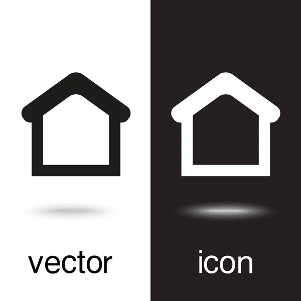 Icono Vector Casa — Vector de stock