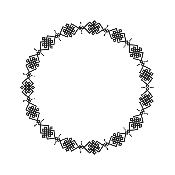 Vector circulaire geometrische sieraad — Stockvector