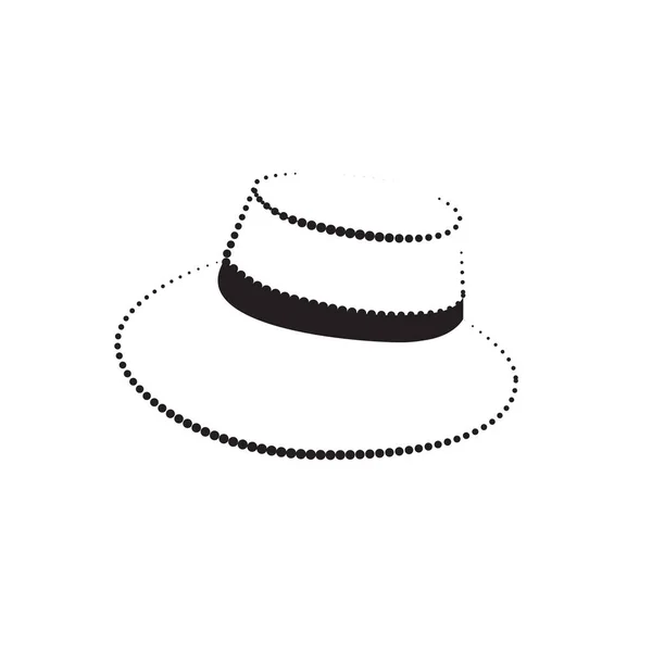 Sombrero de diamante y bigotes — Vector de stock