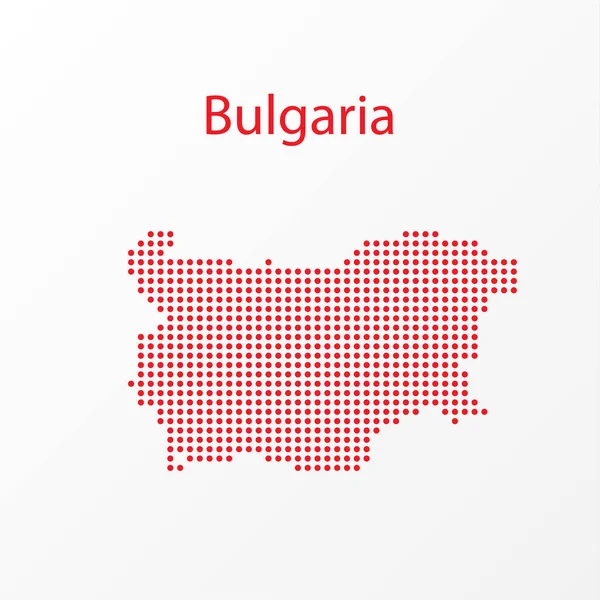 Noktalar Bulgaristan Vektör Coğrafi Haritası