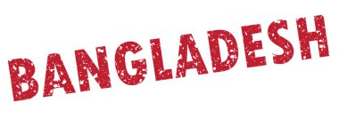 Bir grunge damga Bangladeş Vektör illüstrasyon