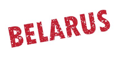 Bir grunge damga Belarus Vektör illüstrasyon