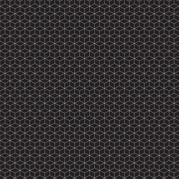 Patrón sin costura vectorial. Textura moderna y elegante con enrejado monocromo. Moda hipster geometría sagrada . — Vector de stock