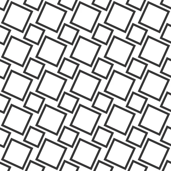 Patrón sin costura vectorial. Textura moderna y elegante con enrejado monocromo. Moda hipster geometría sagrada . — Vector de stock