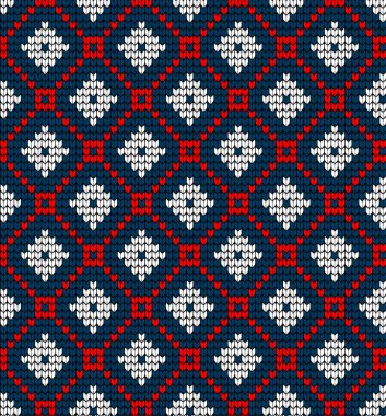 Örgü Noel ve Yeni Yıl deseni